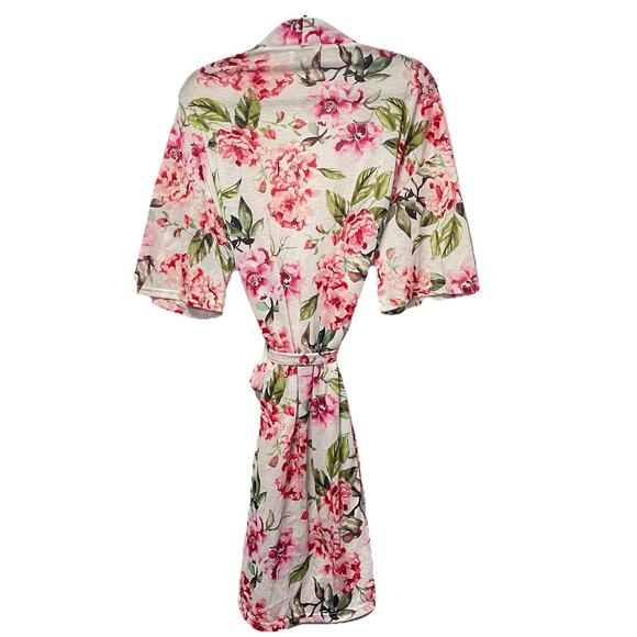 Show Me Your Mumu Brie Robe Garden of Bloom One Size Floral Print Women’s Tie - Picture 2 of 5
